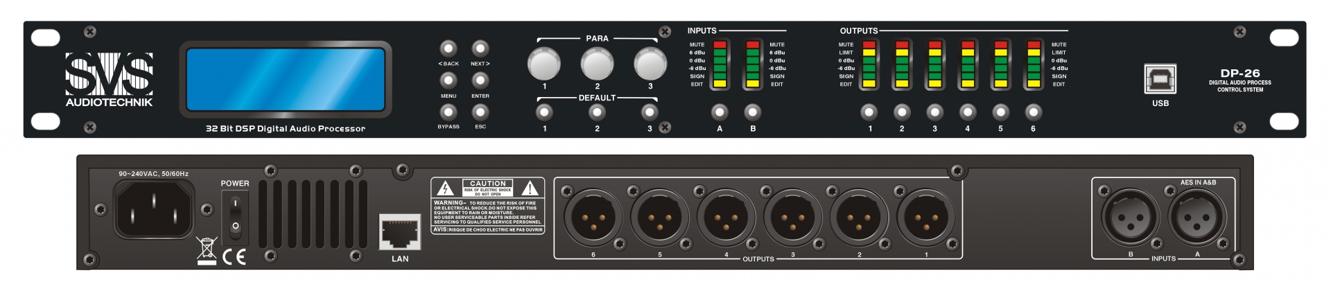 SVS Audiotechnik DP-26 Цифровой процессор: 2 входа 6 выходов в Усолье-Сибирском
