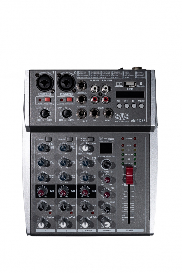 SVS Audiotechnik mixers AM-4 DSP Аналоговый микшерный пульт, 4-канала в Усолье-Сибирском