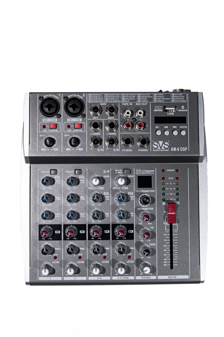 SVS Audiotechnik mixers AM-6 DSP Микшерный пульт аналоговый, 6-канальный SVS Audiotechnik mixers в Усолье-Сибирском